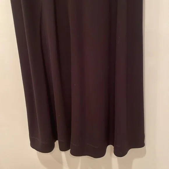 LOFT long-line black dress - Picture 3 of 8